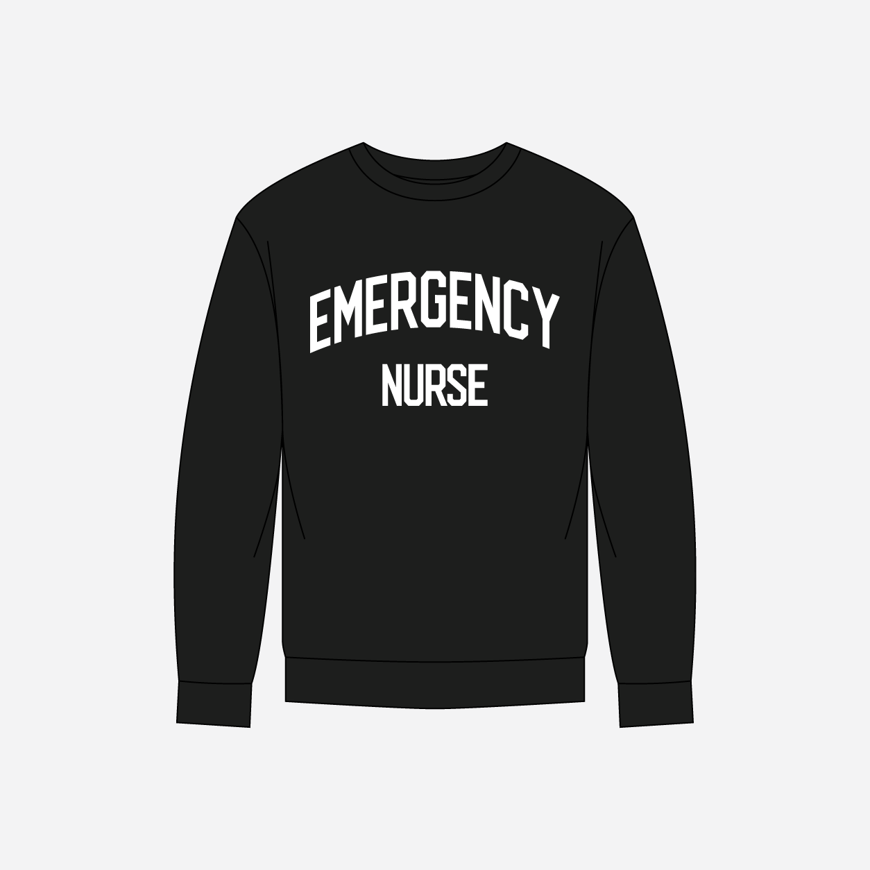 BHC Emergency Collegiate Crew Neck Sweater