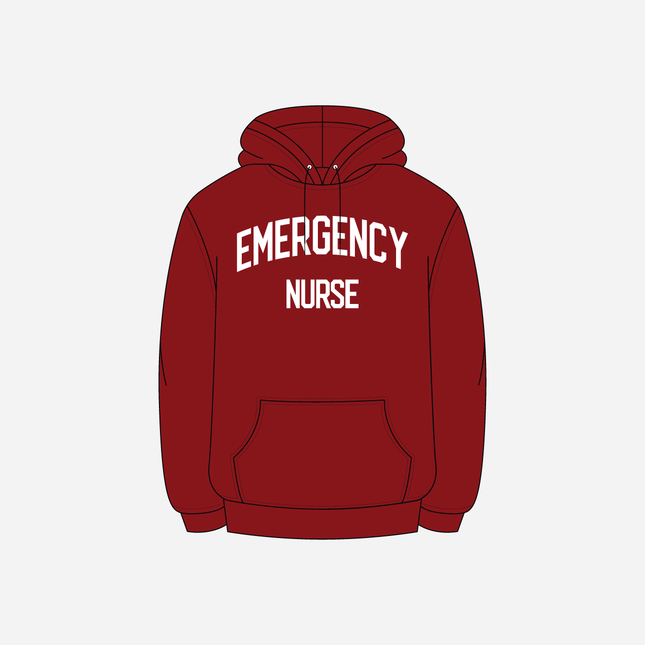 BHC Emergency Collegiate Pullover Hoodie